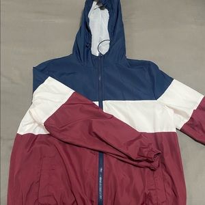 Multicolor Windbreaker Ambiance Outerwear